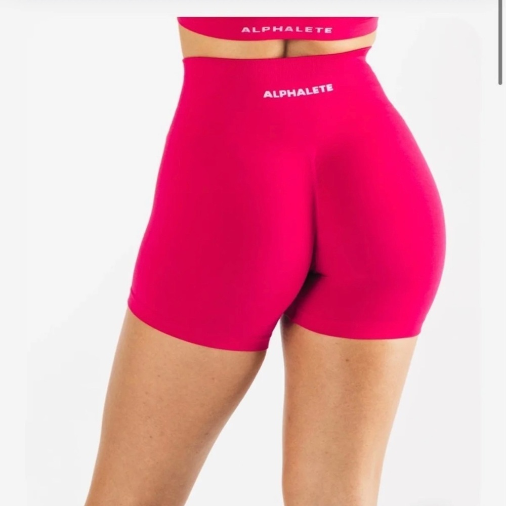 ISO Pink Alphalete Shorts size Medium